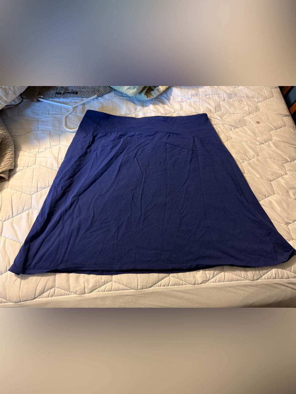Patagonia Blue Organic Cotton A-Line Skirt. Large